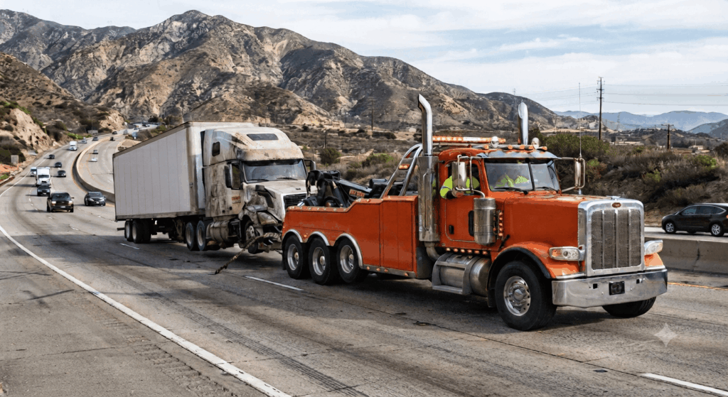 Heavy towing company