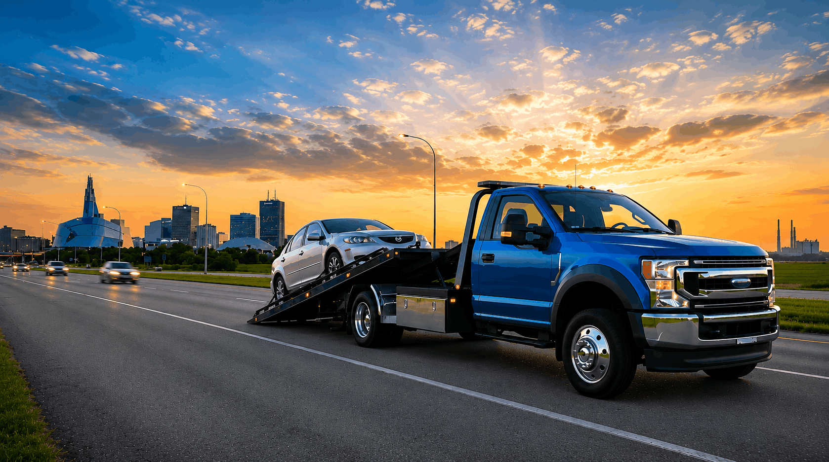 car towing in Winnipeg