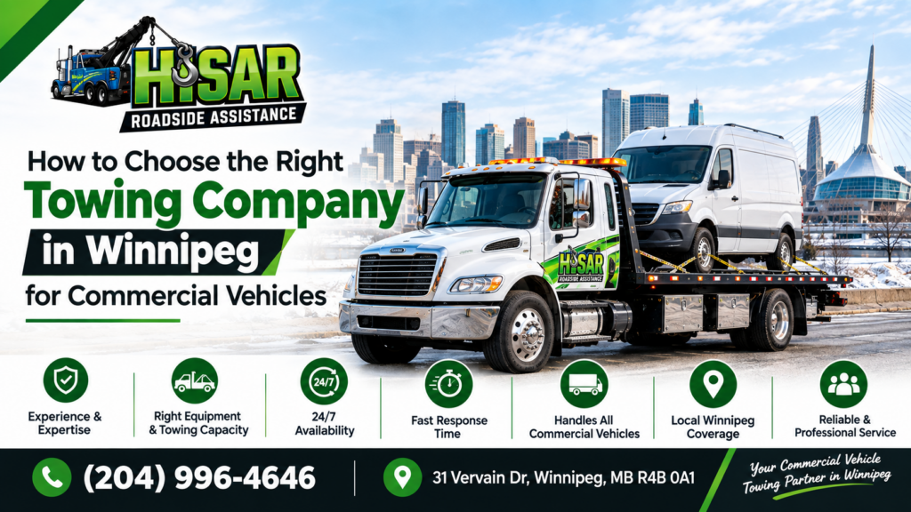 How to Choose the Right Towing Company in Winnipeg for Commercial Vehicles
